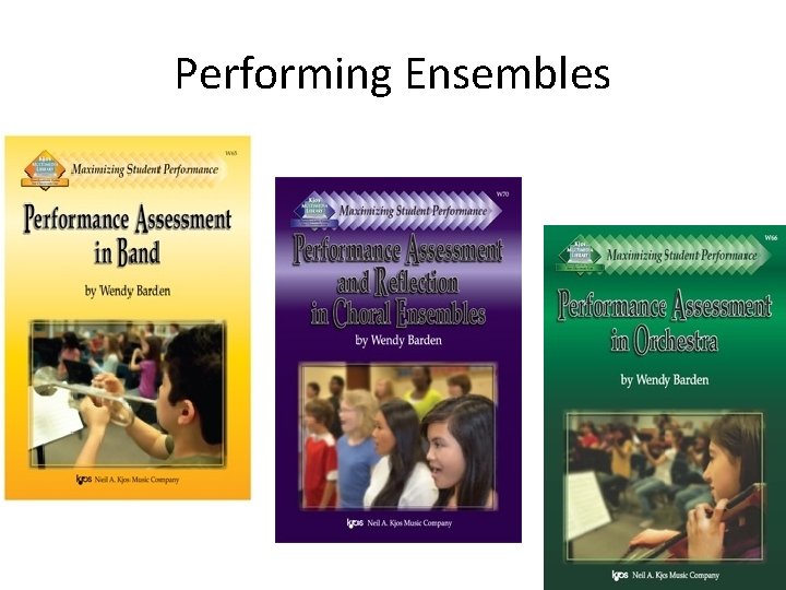 Performing Ensembles 