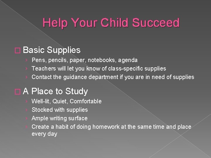 Help Your Child Succeed � Basic Supplies › Pens, pencils, paper, notebooks, agenda ›
