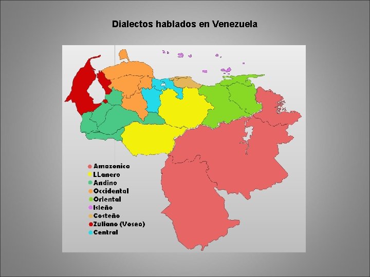Dialectos hablados en Venezuela 