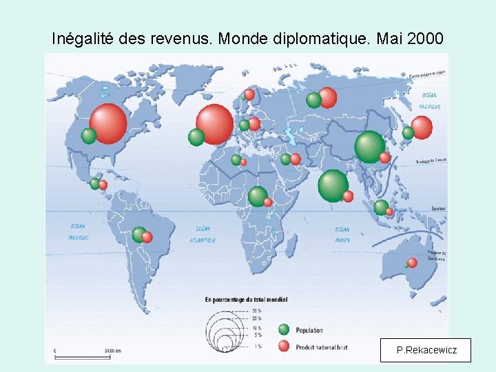 Inégalité des revenus. Monde diplomatique. Mai 2000 P. Rekacewicz 