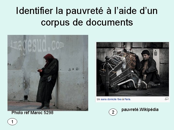 Identifier la pauvreté à l’aide d’un corpus de documents Photo réf Maroc 5298 1