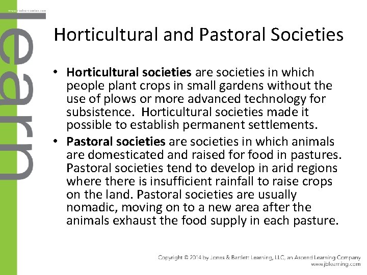 Définition de la société horticole et pastorale