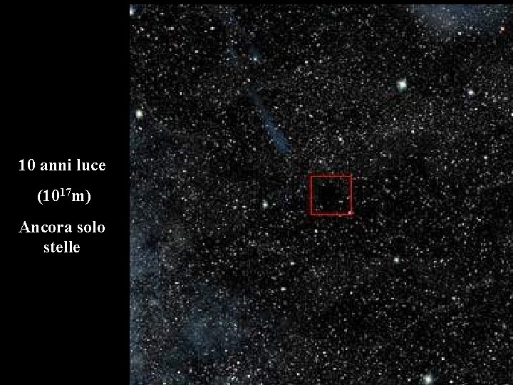 10 anni luce (1017 m) Ancora solo stelle 10 anni luce (1017 m) Ancora solo stelle