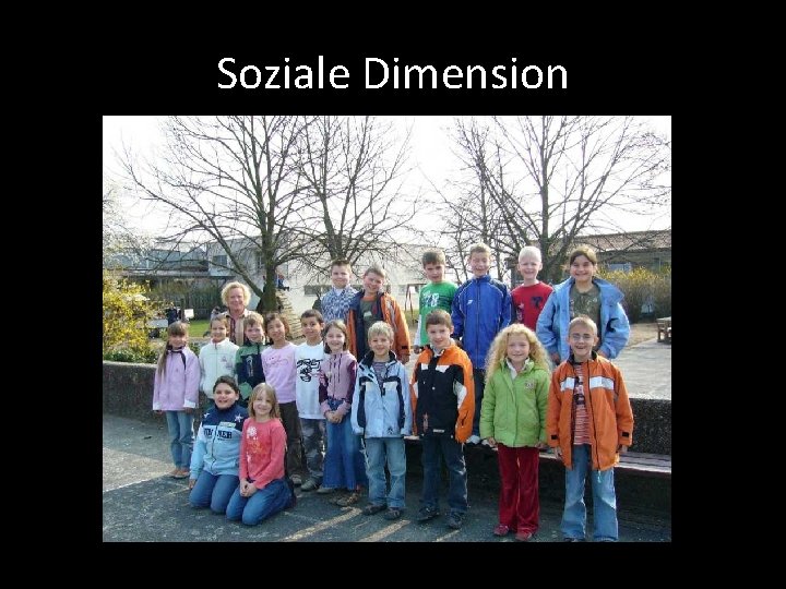 Soziale Dimension 