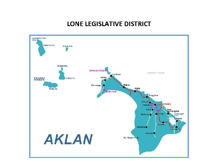 LONE LEGISLATIVE DISTRICT 