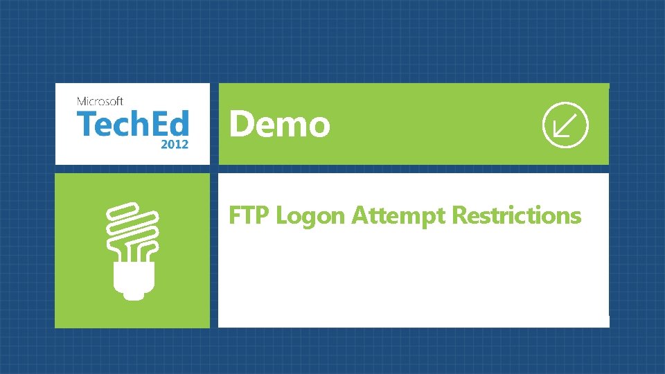 Demo FTP Logon Attempt Restrictions 