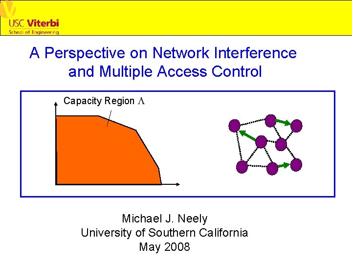A Perspective on Network Interference and Multiple Access Control Capacity Region L Michael J.