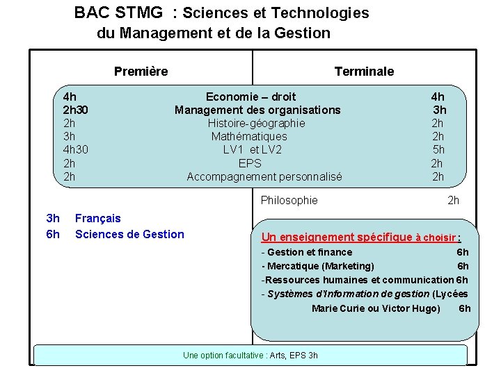 BAC STMG : Sciences et Technologies du Management et de la Gestion Première 4