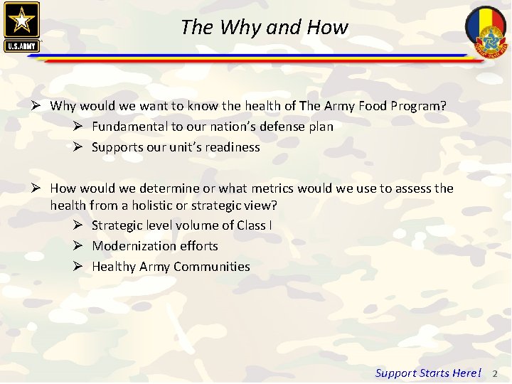 The Why and How Ø Why would we want to know the health of The Why and How Ø Why would we want to know the health of