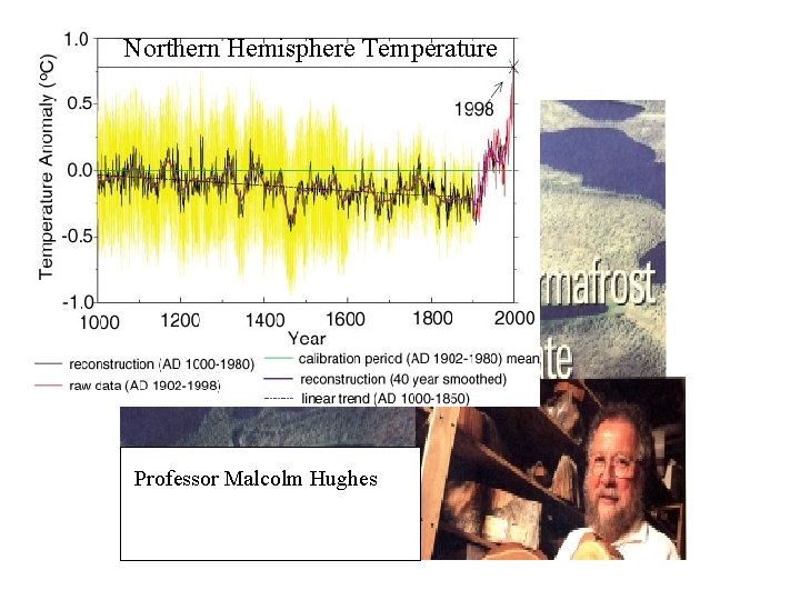 Northern Hemisphere Temperature Professor Malcolm Hughes 