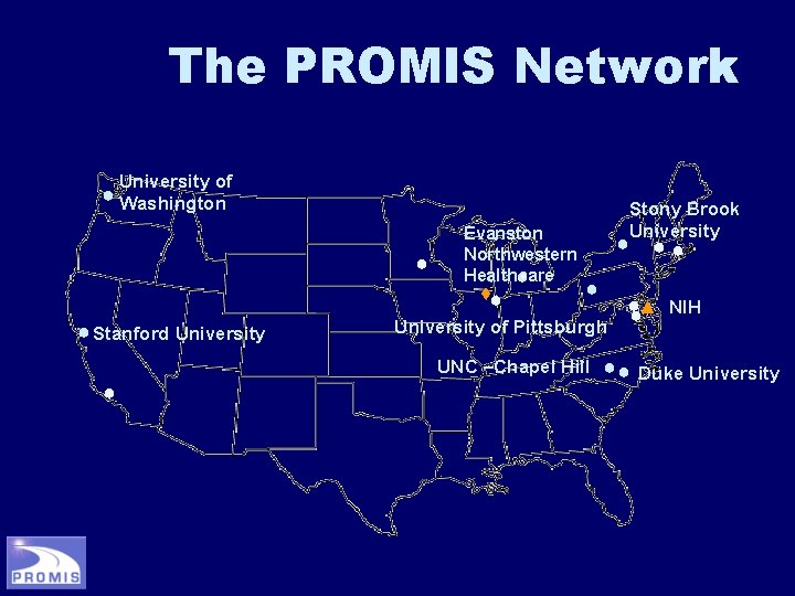 The PROMIS Network University of ● Washington ● Evanston Northwestern Healthcare ● ♦● ●