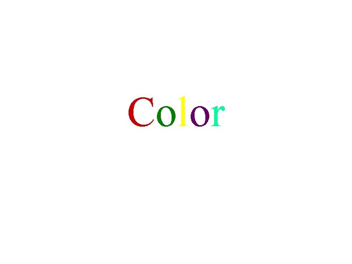 Color 