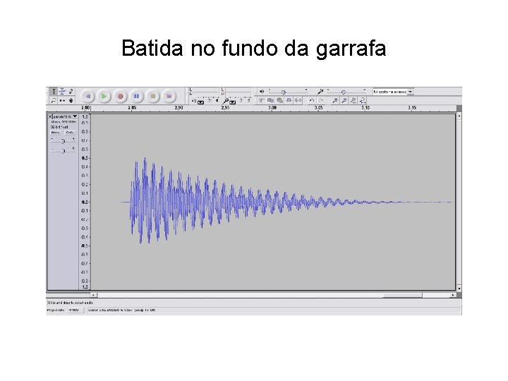 Batida no fundo da garrafa Batida no fundo da garrafa
