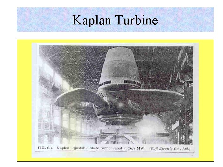 Kaplan Turbine Kaplan Turbine