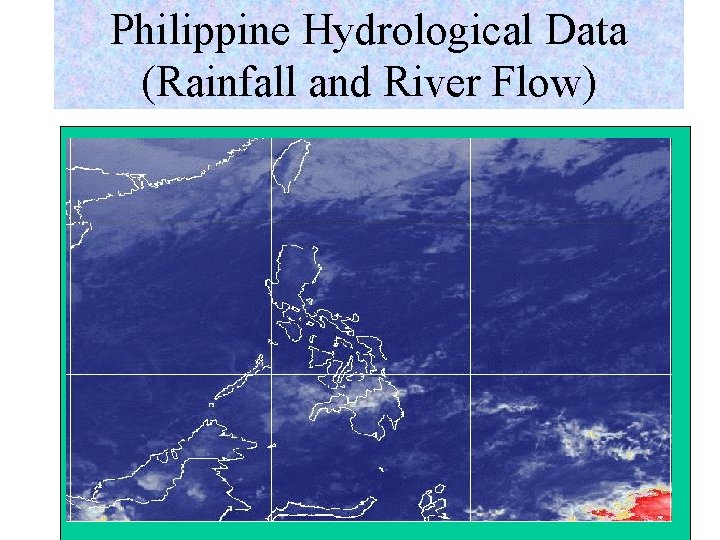 Philippine Hydrological Data (Rainfall and River Flow) 