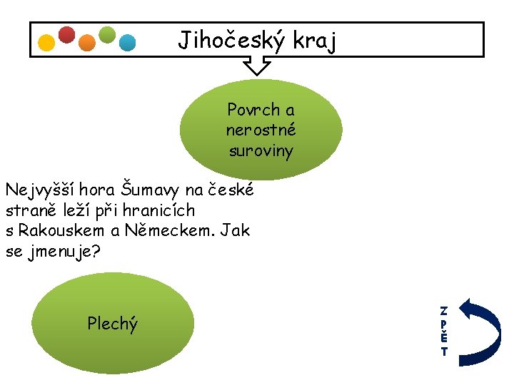 Jihočeský kraj Povrch a nerostné suroviny Nejvyšší hora Šumavy na české straně leží při