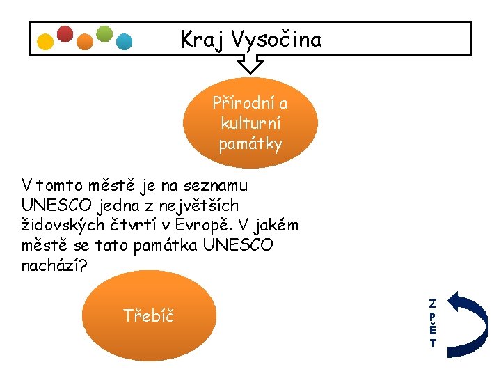 Kraj Vysočina Přírodní a kulturní památky V tomto městě je na seznamu UNESCO jedna