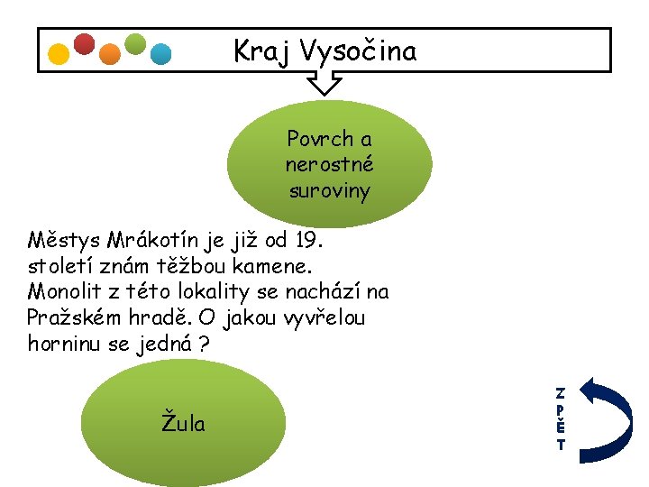 Kraj Vysočina Povrch a nerostné suroviny Městys Mrákotín je již od 19. století znám Kraj Vysočina Povrch a nerostné suroviny Městys Mrákotín je již od 19. století znám