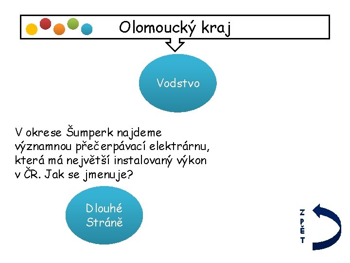 Olomoucký kraj Vodstvo V okrese Šumperk najdeme významnou přečerpávací elektrárnu, která má největší instalovaný