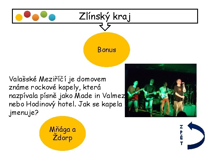 Zlínský kraj Bonus Valašské Meziříčí je domovem známe rockové kapely, která nazpívala písně jako Zlínský kraj Bonus Valašské Meziříčí je domovem známe rockové kapely, která nazpívala písně jako