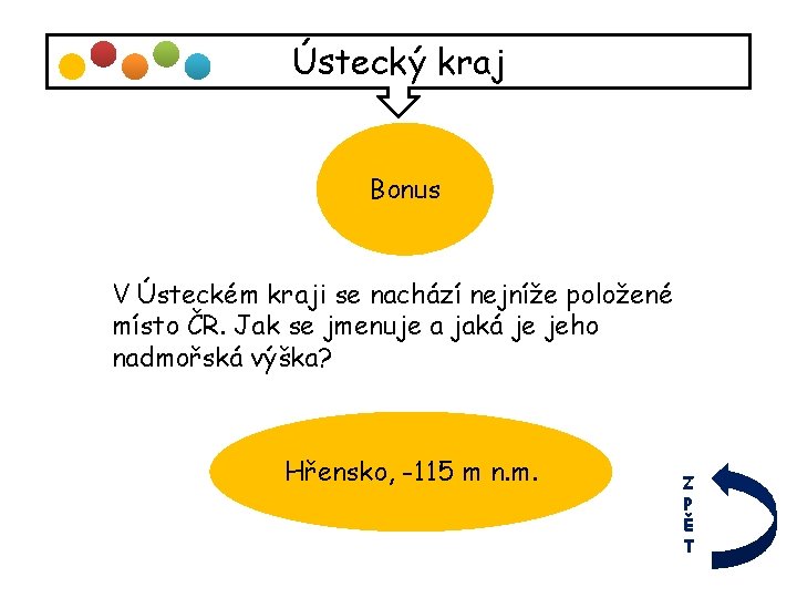 Ústecký kraj Bonus V Ústeckém kraji se nachází nejníže položené místo ČR. Jak se