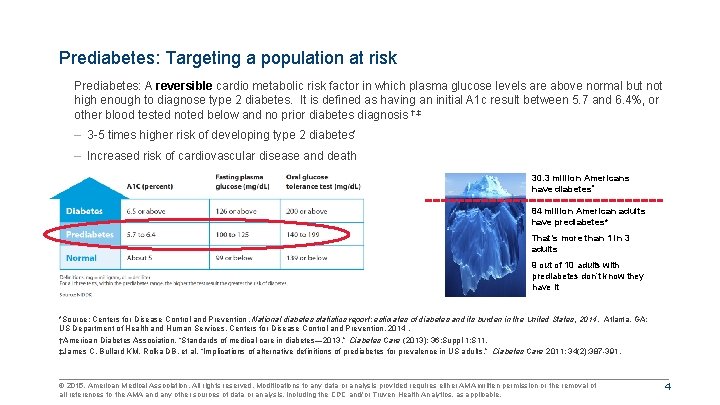 Prediabetes: Targeting a population at risk Prediabetes: A reversible cardio metabolic risk factor in