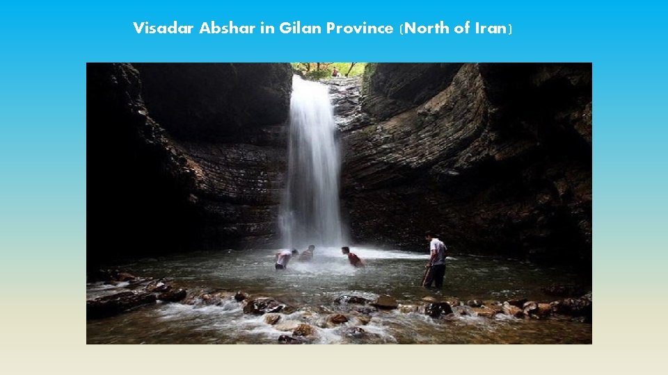 Visadar Abshar in Gilan Province (North of Iran) 