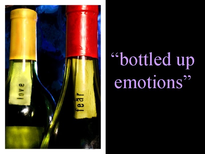 “bottled up emotions” 