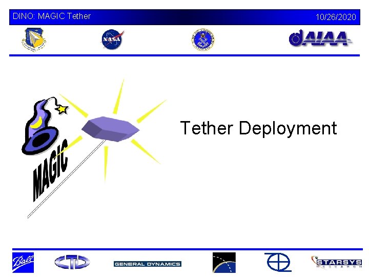 DINO: MAGIC Tether 10/26/2020 Tether Deployment 