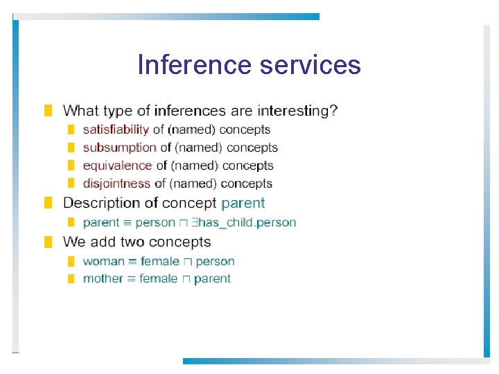 Inference services 