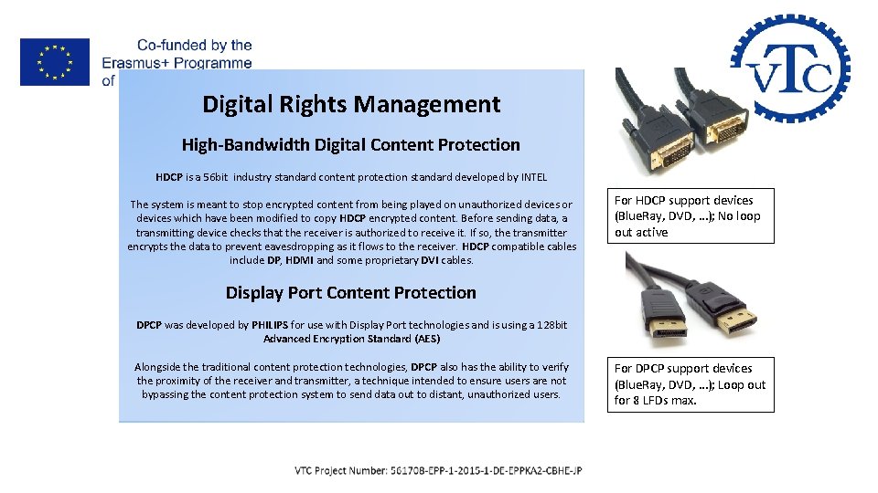 I- AV & Data Cables Digital Rights Management High-Bandwidth Digital Content Protection HDCP is I- AV & Data Cables Digital Rights Management High-Bandwidth Digital Content Protection HDCP is