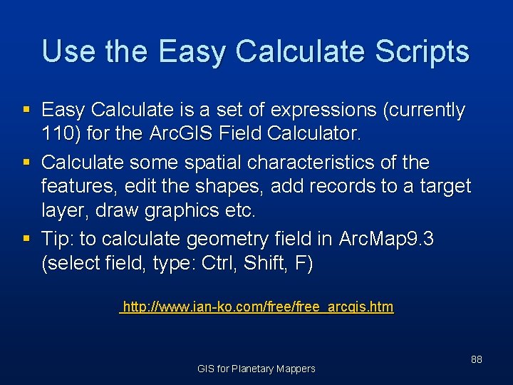 Use the Easy Calculate Scripts § Easy Calculate is a set of expressions (currently