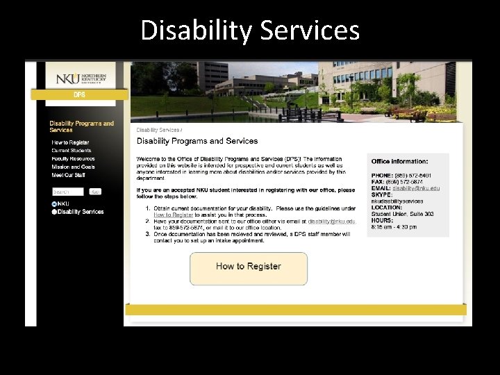 Disability Services 