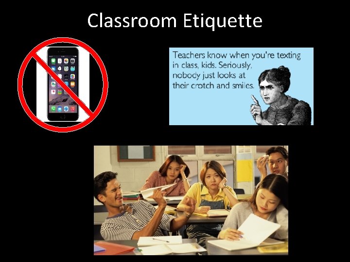 Classroom Etiquette 