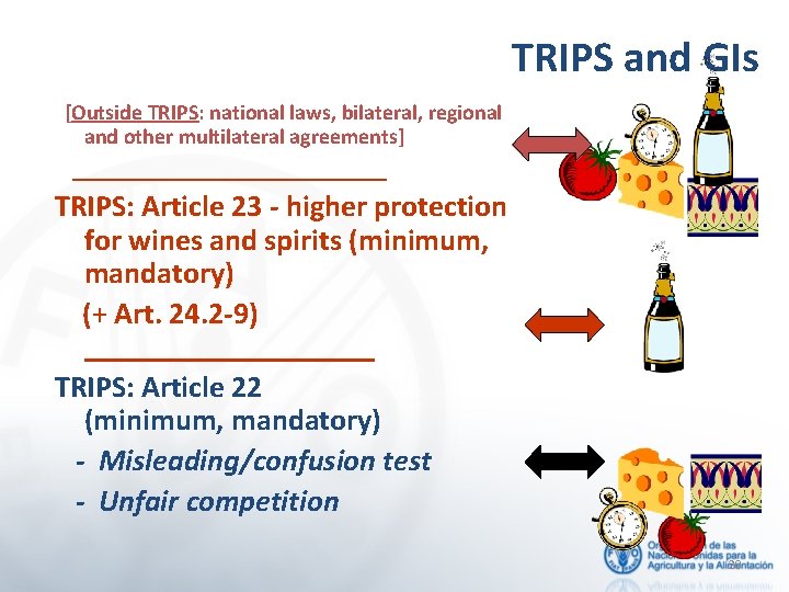TRIPS and GIs [Outside TRIPS: national laws, bilateral, regional and other multilateral agreements] ____________