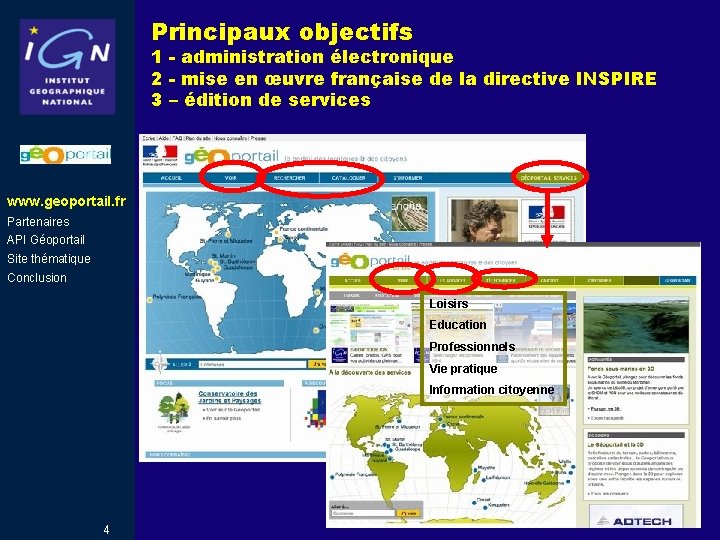 Principaux objectifs 1 - administration électronique 2 - mise en œuvre française de la Principaux objectifs 1 - administration électronique 2 - mise en œuvre française de la
