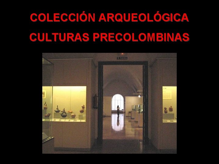 COLECCIÓN ARQUEOLÓGICA CULTURAS PRECOLOMBINAS 