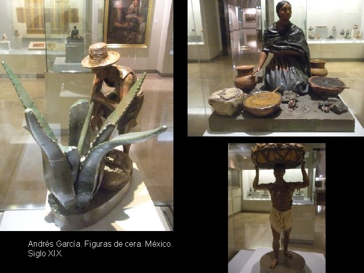 Andrés García. Figuras de cera. México. Siglo XIX 