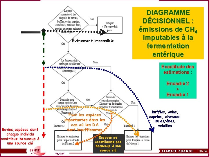 Événement impossible DIAGRAMME DÉCISIONNEL : émissions de CH 4 imputables à la fermentation entérique