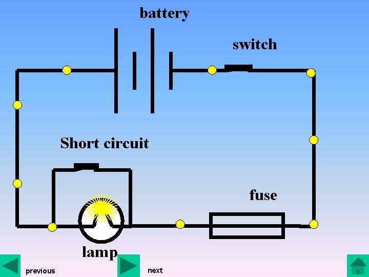 battery switch Short circuit fuse lamp previous next 