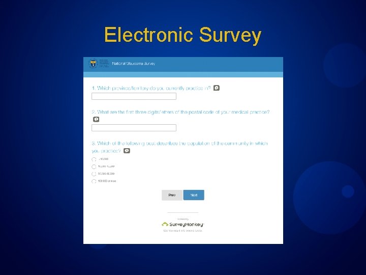 Electronic Survey 