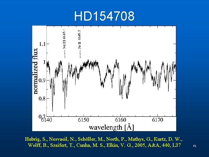 HD 154708 Hubrig, S. , Nesvacil, N. , Schöller, M. , North, P. ,