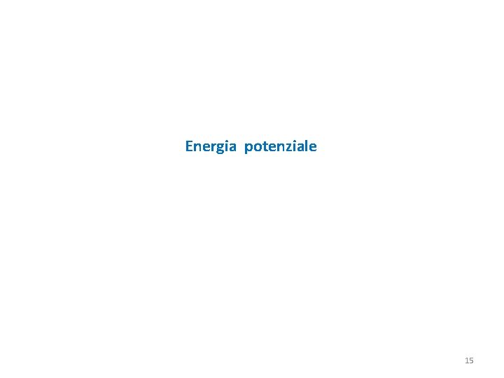 Energia potenziale 15 