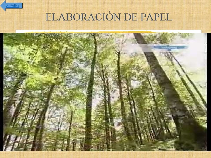 Al índice ELABORACIÓN DE PAPEL 