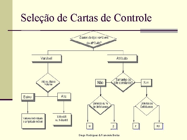 Seleção de Cartas de Controle Diego Rodrigues & Franciele Borba 