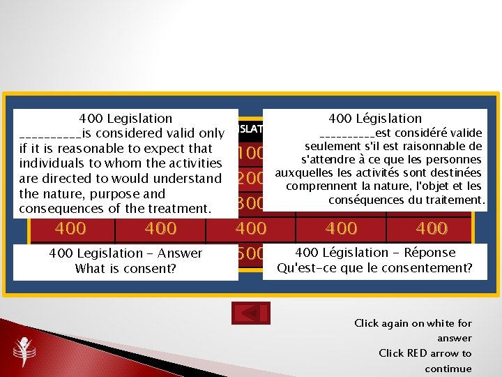 400 Legislation 400 Législation CERTIFICATION DISEASES IN_____est BUSINESS INSURANCE considéré valide _____is considered valid