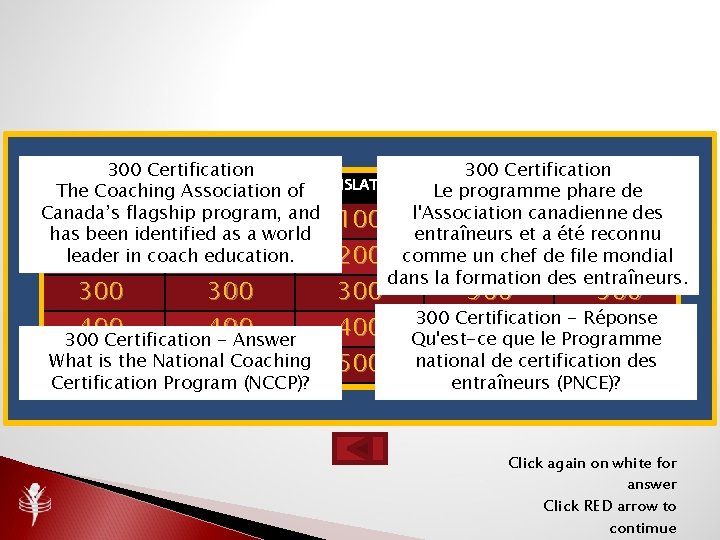 300 Certification CERTIFICATION DISEASES BUSINESS INSURANCE The Coaching Association of LEGISLATION Le. INprogramme phare