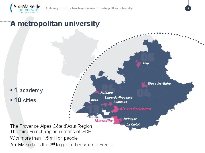 A strength for the territory / A major metropolitan university 8 A metropolitan university