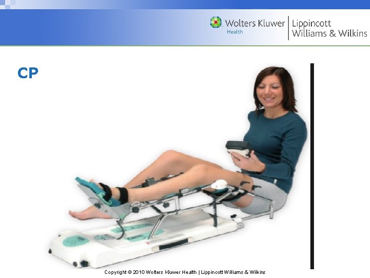 CPM Device Copyright © 2010 Wolters Kluwer Health | Lippincott Williams & Wilkins 