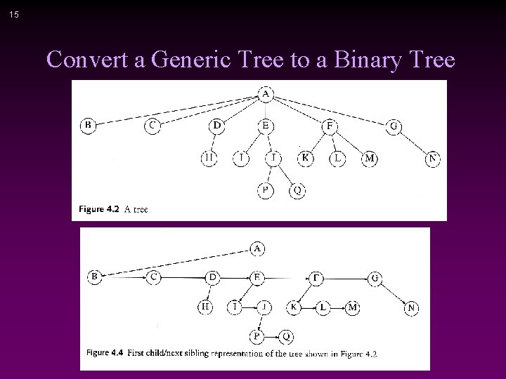 15 Convert a Generic Tree to a Binary Tree 